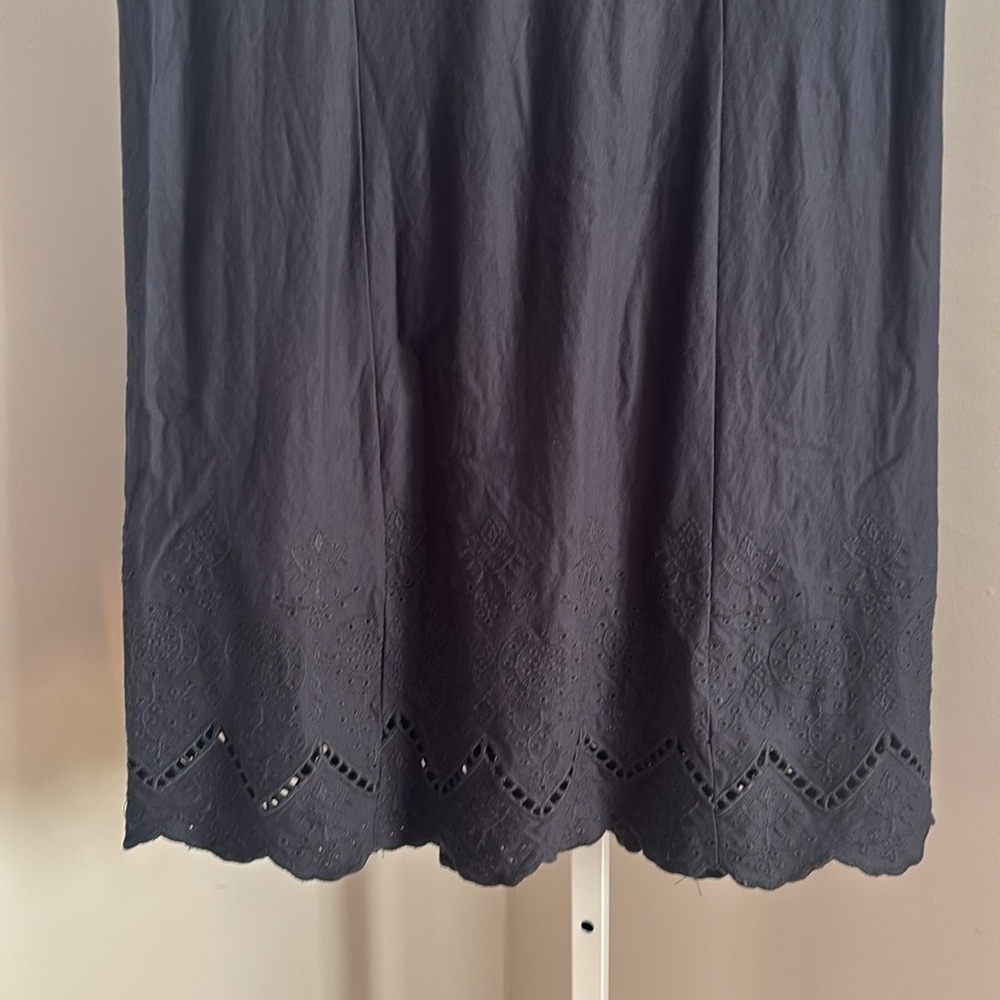 ZARA Embroidered Spaghetti Strap Midi Dress Women’s Size Small - Picture 10 of 11